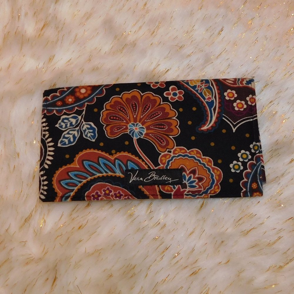 Vera Bradley Floral Checkbook Cover- Holder
